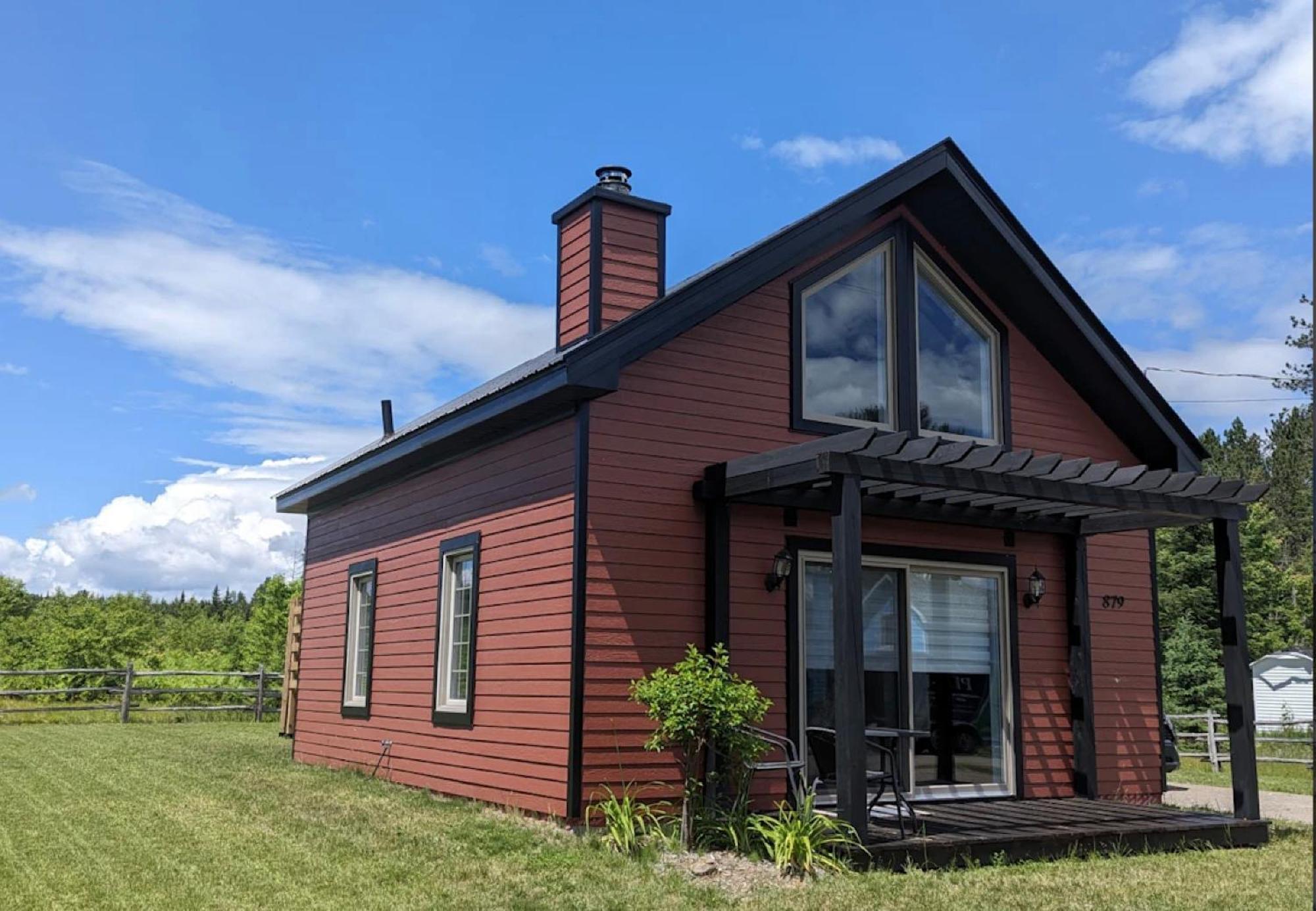 Les Chalets Double K # 3 Saint-Alexis-des-Monts Eksteriør bilde